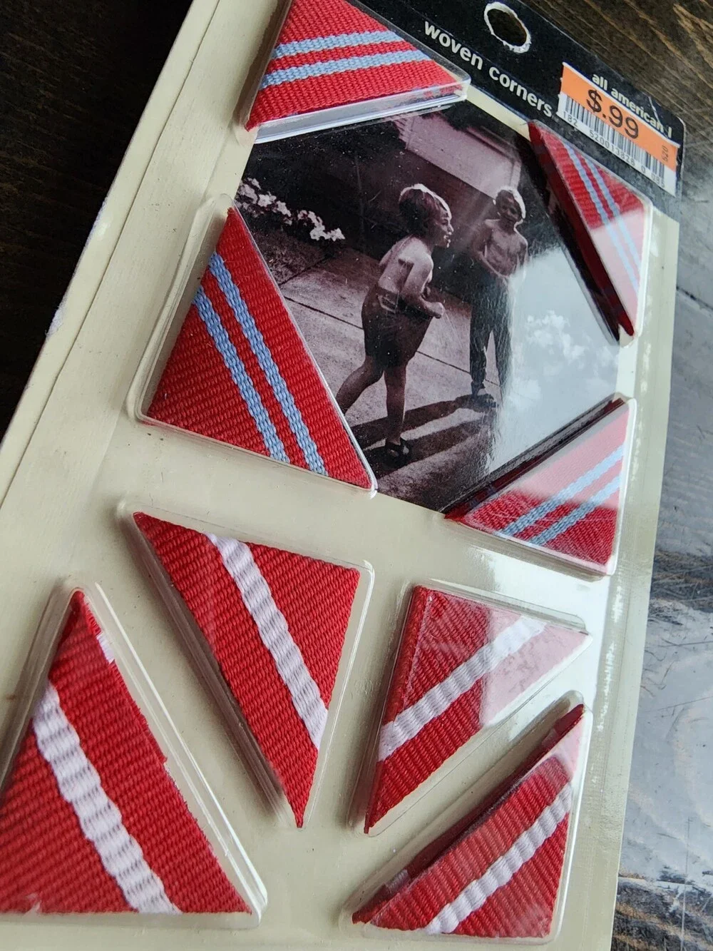 RARE Making Memories Woven Photo Corners Card Scrapbook Stickers Retired NEW #18